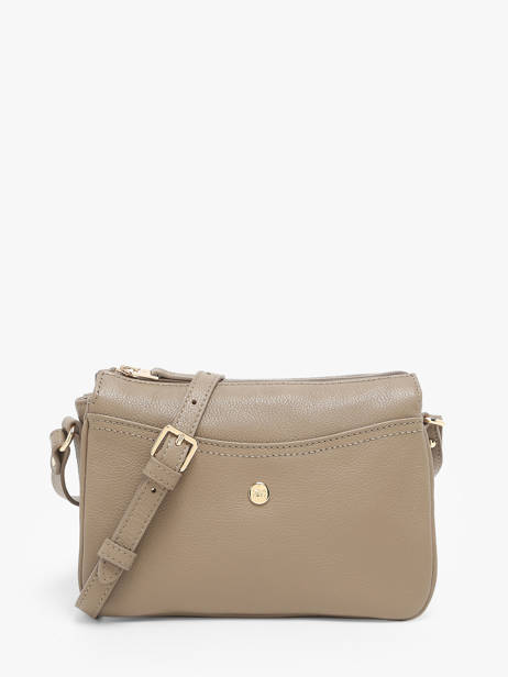 Cross Body Tas Luna Leder Hexagona Bruin luna 6820086